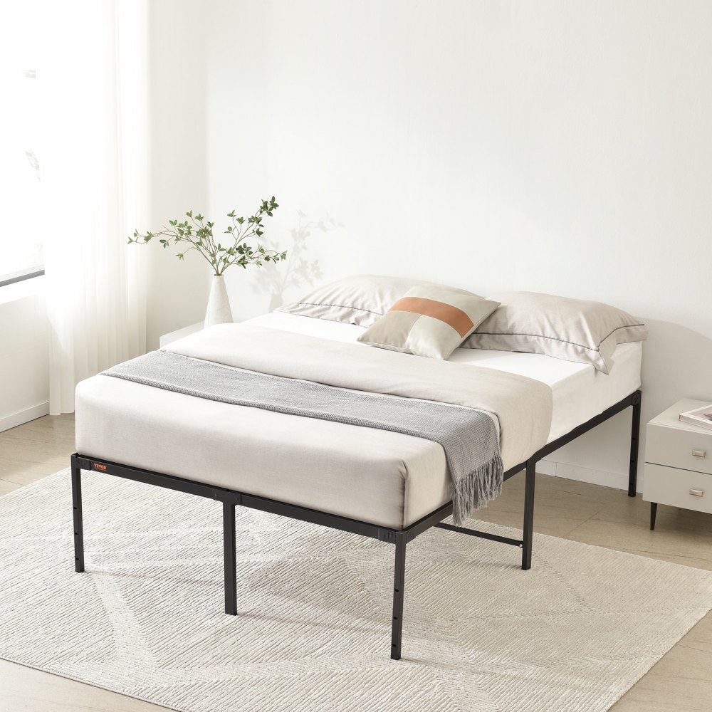 JHL-MB07-5 - 18-Inch Metal Bed Frame, Easy Assembly, 1500 lbs Capacity