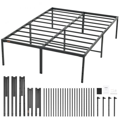 JHL-MB07-5 - 18-Inch Metal Bed Frame, Easy Assembly, 1500 lbs Capacity
