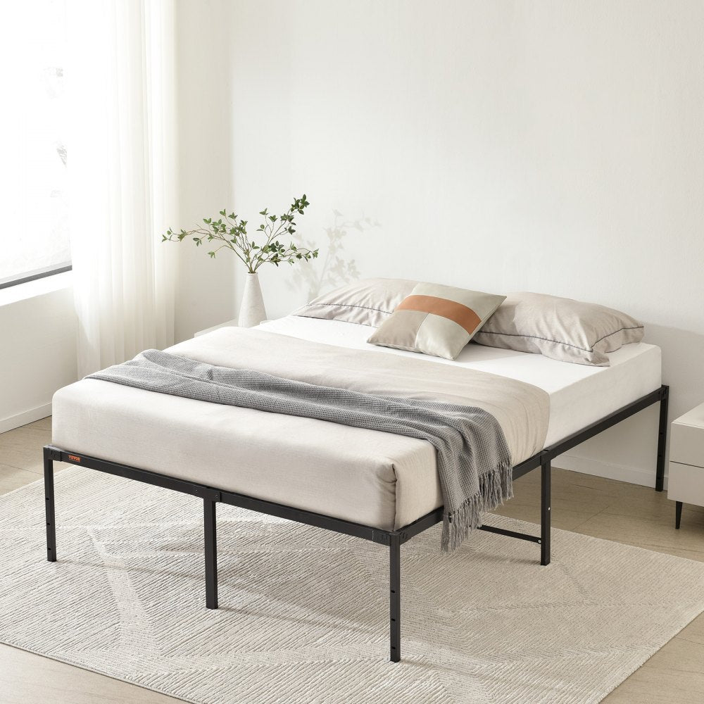 JHL-MB07-6 - Sturdy 18-Inch Metal Bed Frame, Easy Assembly & 1500 lbs Support