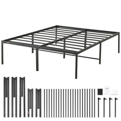 JHL-MB07-6 - Sturdy 18-Inch Metal Bed Frame, Easy Assembly & 1500 lbs Support