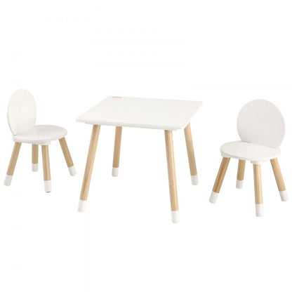 TF13067 - Versatile Kids Table & 2 Chairs Set for Arts & Crafts