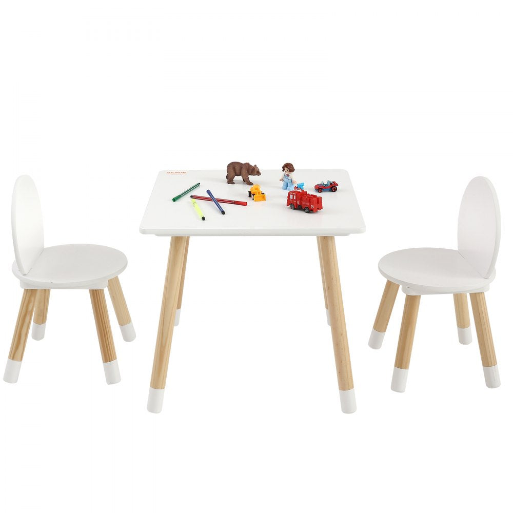 TF13067 - Versatile Kids Table & 2 Chairs Set for Arts & Crafts