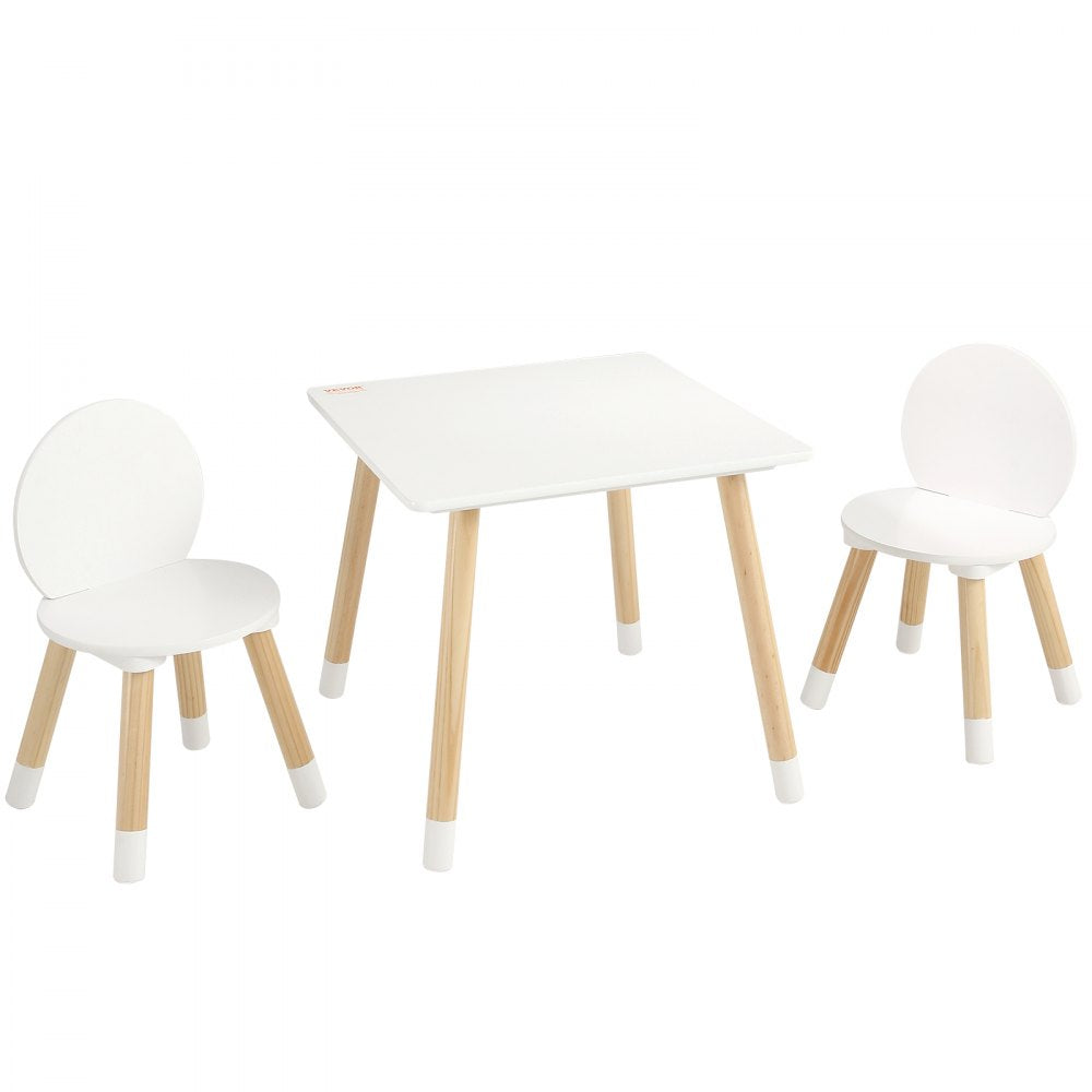 TF13067 - Versatile Kids Table & 2 Chairs Set for Arts & Crafts
