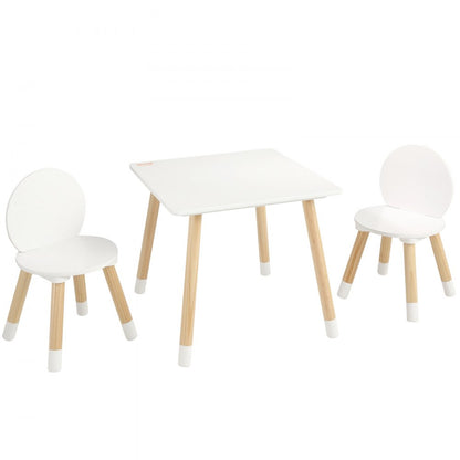 TF13067 - Versatile Kids Table & 2 Chairs Set for Arts & Crafts