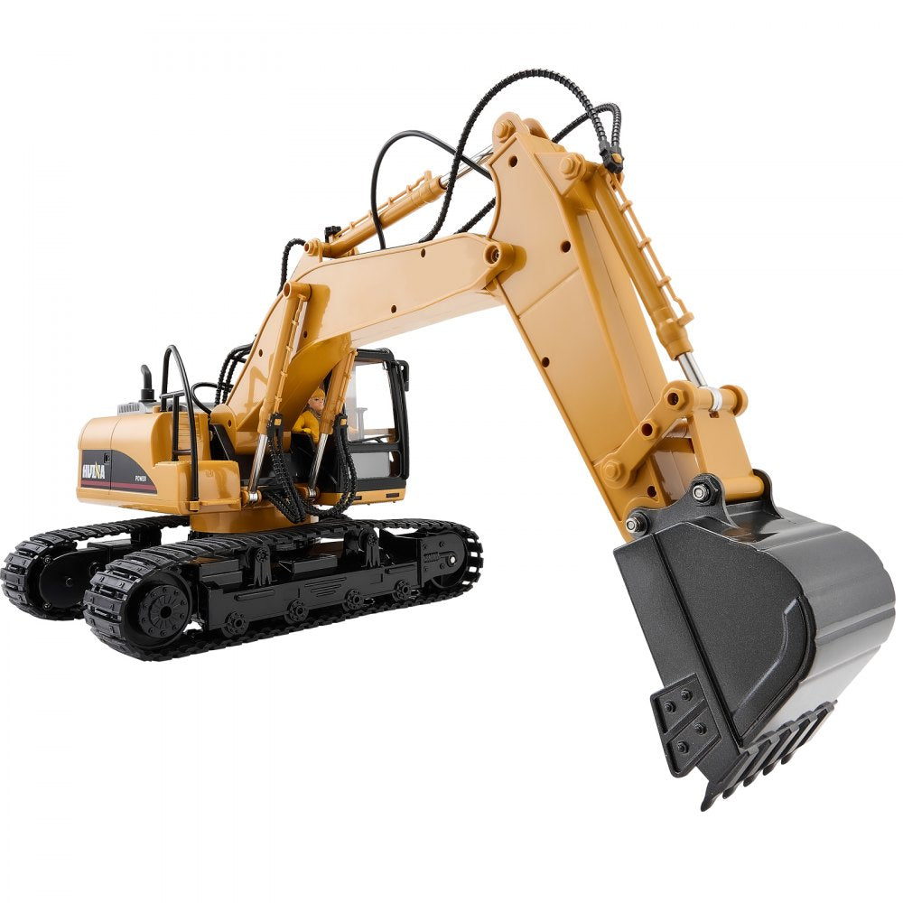 1535-1 - 1:14 Scale RC Excavator with Metal Bucket & 82ft Range
