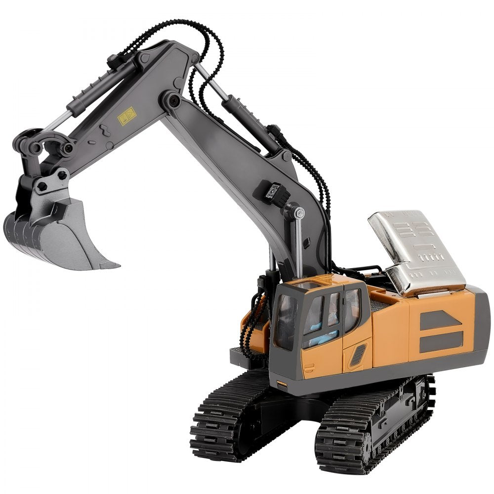 3367 - 1:20 Scale Remote Control Excavator with LED Lights & Rubber Tracks