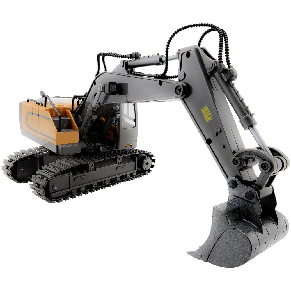 3367 - 1:20 Scale Remote Control Excavator with LED Lights & Rubber Tracks