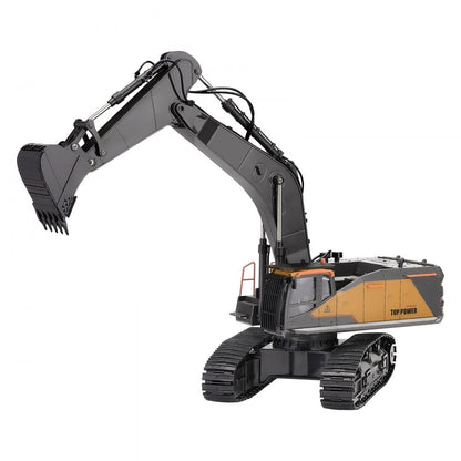 1592 - 1:14 Scale RC Excavator with Metal Bucket and 120 Min Playtime