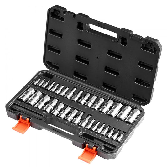 32PCS 32H - 32-Piece S2 Alloy Steel Hex Bit Socket Set