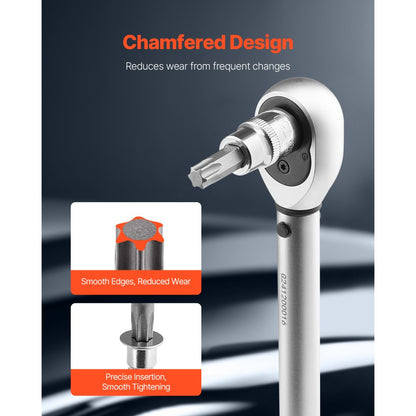 13PCS 13T - Versatile Torx Bit Socket Set with Durable Case