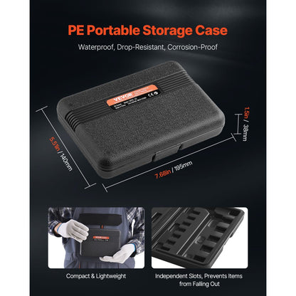 13PCS 13T - Versatile Torx Bit Socket Set with Durable Case