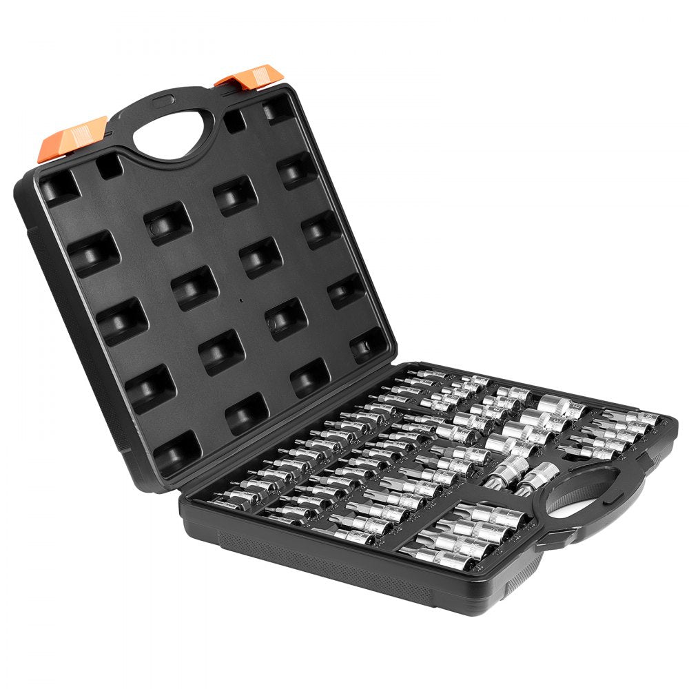 60PCS 60TE - 60-Piece Torx Bit & Socket Set With Durable S2 Steel
