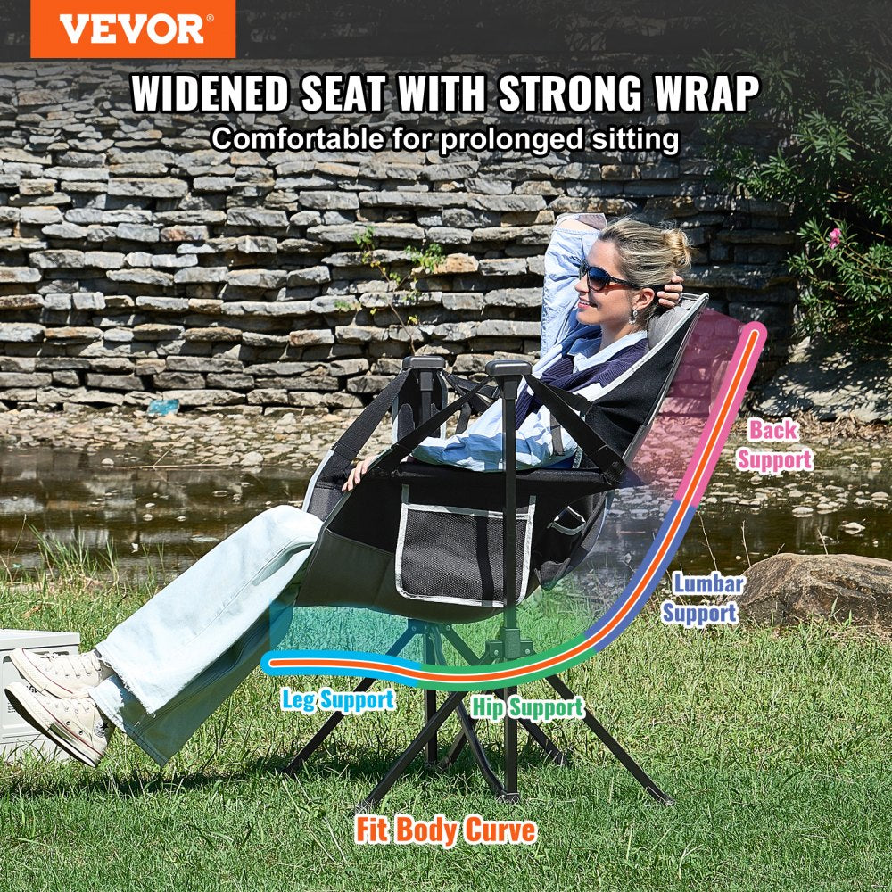 HKC-1003SW - Extra-Wide Hammock Chair with Cup Holder for Camping & Relaxation