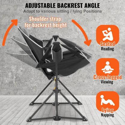 HKC-1003SW - Extra-Wide Hammock Chair with Cup Holder for Camping & Relaxation