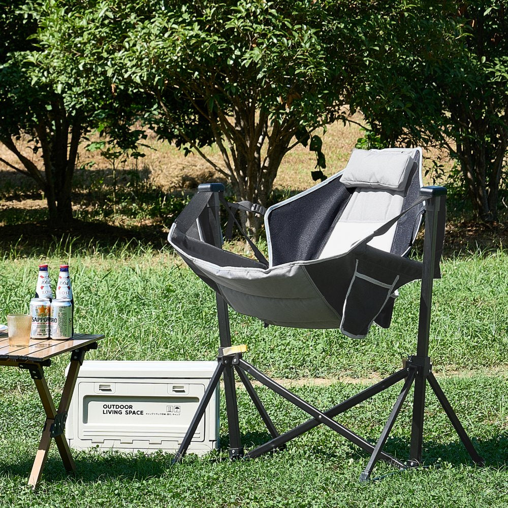 HKC-1003SW - Extra-Wide Hammock Chair with Cup Holder for Camping & Relaxation
