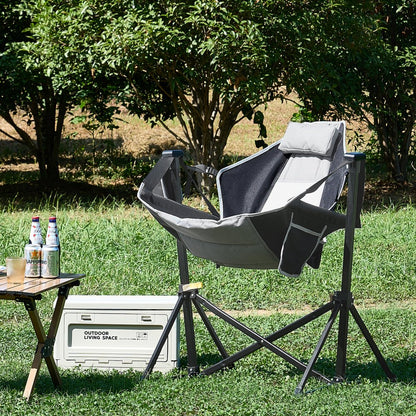 HKC-1003SW - Extra-Wide Hammock Chair with Cup Holder for Camping & Relaxation