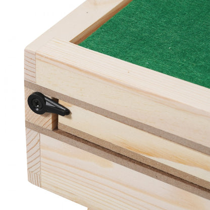 JR-1500-B - Adjustable Pine Wood Puzzle Table for 1500-Piece Jigsaws