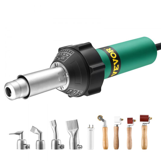 DSH-D1 - 1600W Ergonomic Plastic Welder with 9 Accessories and Adjustable Temperature