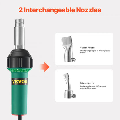 DSH-D1 - Portable 1600W Hot Air Welder with Adjustable Heat Settings