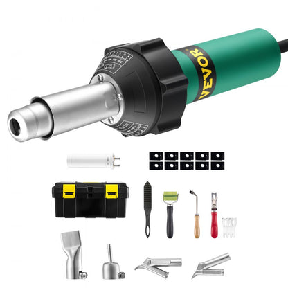 DSH-D1 - 1600W Lightweight Heat Gun with Adjustable Temperature & 11 Nozzles