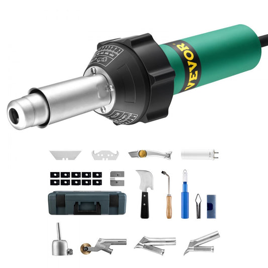DSH-D1 - 1600W Hot Air Welder with 14 Accessories & Adjustable Heat Settings