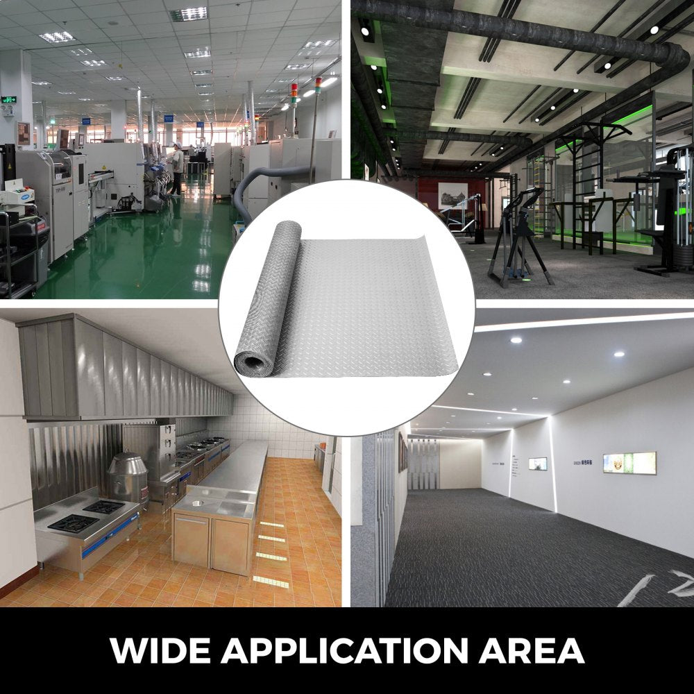 ZL-1.1*7.7 - Durable 25.5x3.6 Ft PVC Garage Floor Mat for Easy Protection