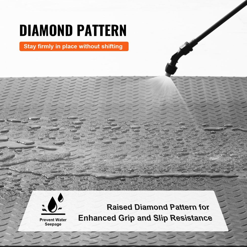 ZL-1.1*4.5 - Heavy-Duty PVC Garage Floor Mats 14.7 x 3.6 Ft