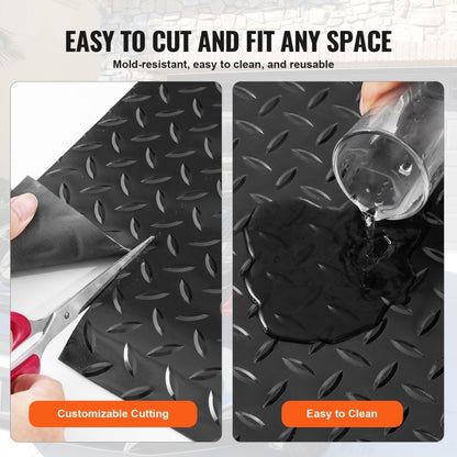 ZL-1.1*4.5 - Heavy-Duty PVC Garage Floor Mats 14.7 x 3.6 Ft