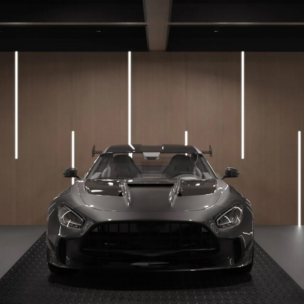 ZL-1.1*4.5 - Heavy-Duty PVC Garage Floor Mats 14.7 x 3.6 Ft