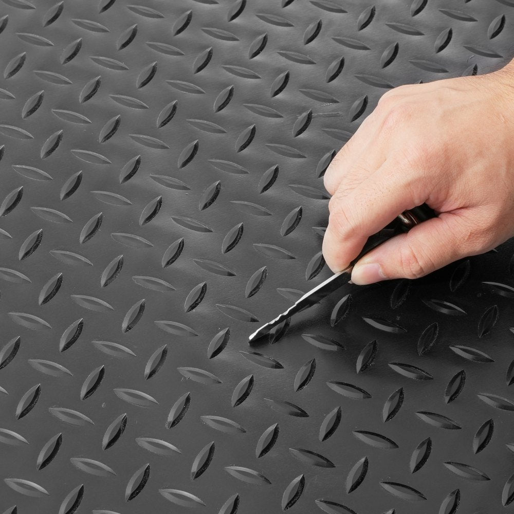 ZL-1.1*5.2 - Durable PVC Garage Mat 17 x 3.6 Ft for High-Traffic Areas
