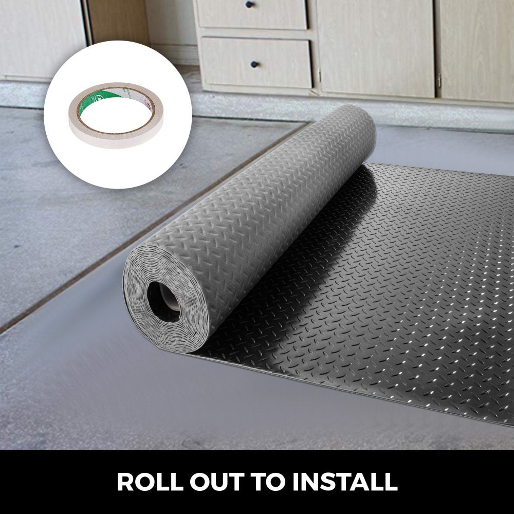 ZL-1.1*5.2 - Durable PVC Garage Mat 17 x 3.6 Ft for High-Traffic Areas