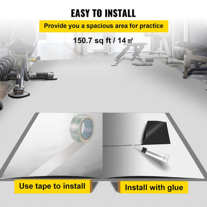 VV-DFM-27 - 150.7 sq ft Portable PVC Dance Floor for All Styles