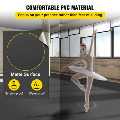 VV-DFM-23 - 6.6x9.8ft Non-Slip PVC Dance Floor Roll for All Styles