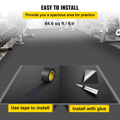 VV-DFM-23 - 6.6x9.8ft Non-Slip PVC Dance Floor Roll for All Styles