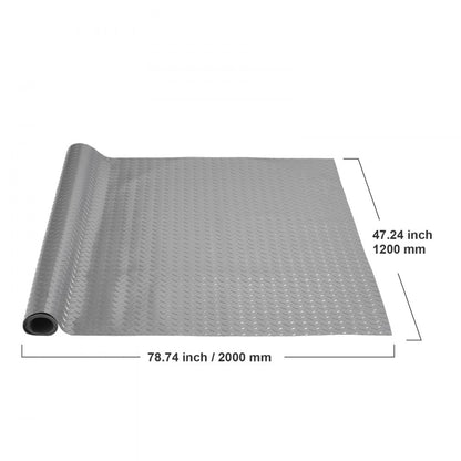 ZL-1.2*2 - 3.9x6.56ft PVC Garage Mat with Anti-Slip Texture