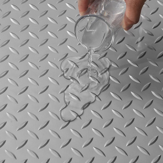 ZL-1.5*4 - 4.9x13ft Heavy-Duty Vinyl Garage Floor Mat with Grip