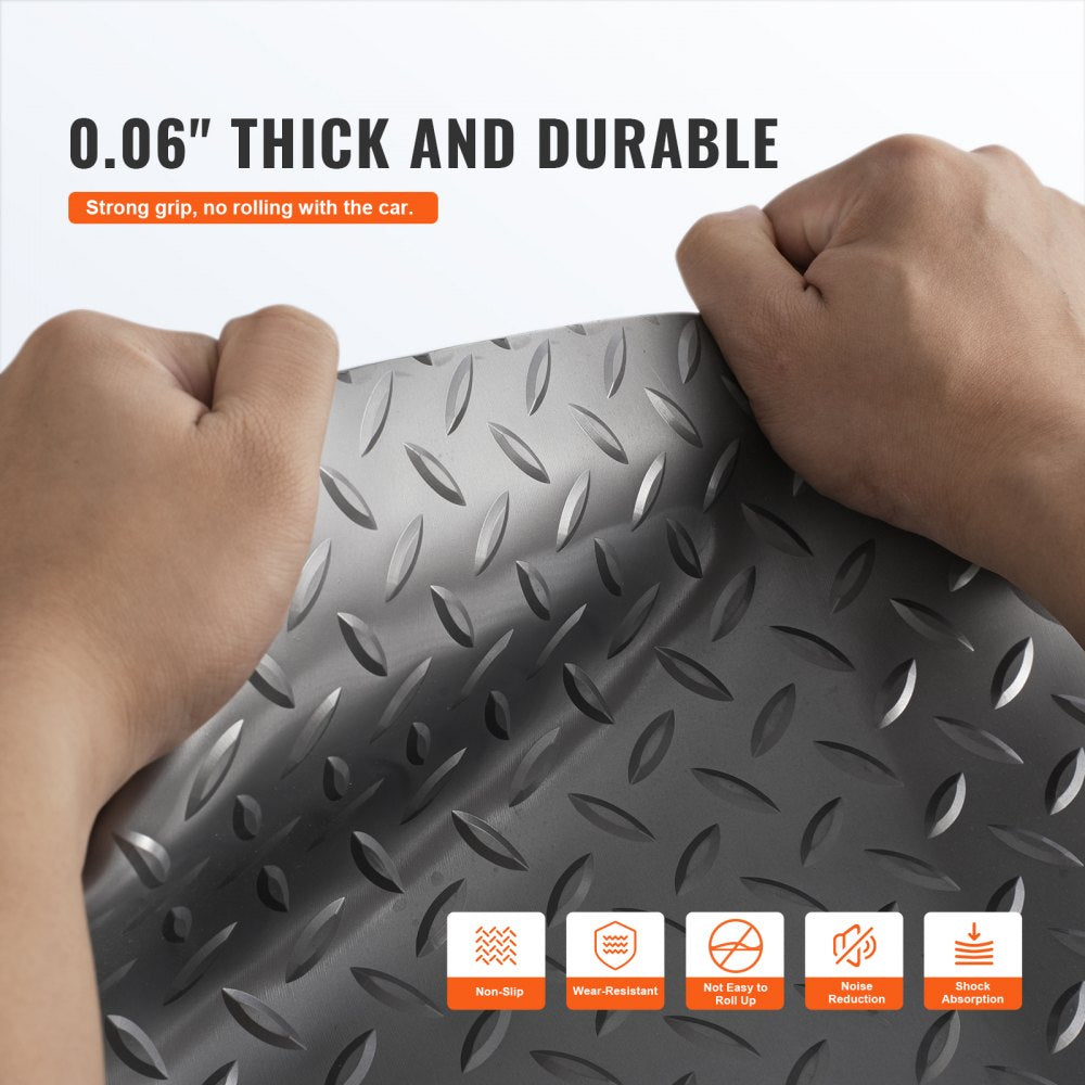 ZL-1.5*2.8 - 4.9x9.2 ft Durable PVC Garage Floor Mat