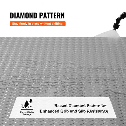 ZL-1.5*2.8 - 4.9x9.2 ft Durable PVC Garage Floor Mat