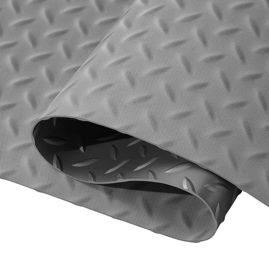 ZL-1.5*5.8 - 93 sq ft Durable PVC Garage Floor Mat, Anti-Slide Gray