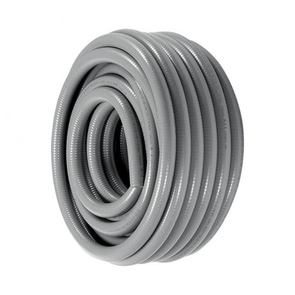 PLFNCB-1/2 - 100 ft 1/2-Inch PVC Flexible Conduit for Indoor/Outdoor Use