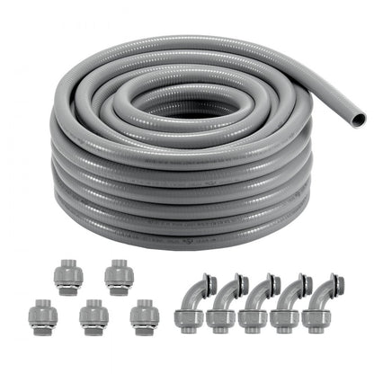 PLFNCB-1 - 1-Inch Flexible Electrical Conduit, 100 ft, Easy to Bend for Tight Spaces