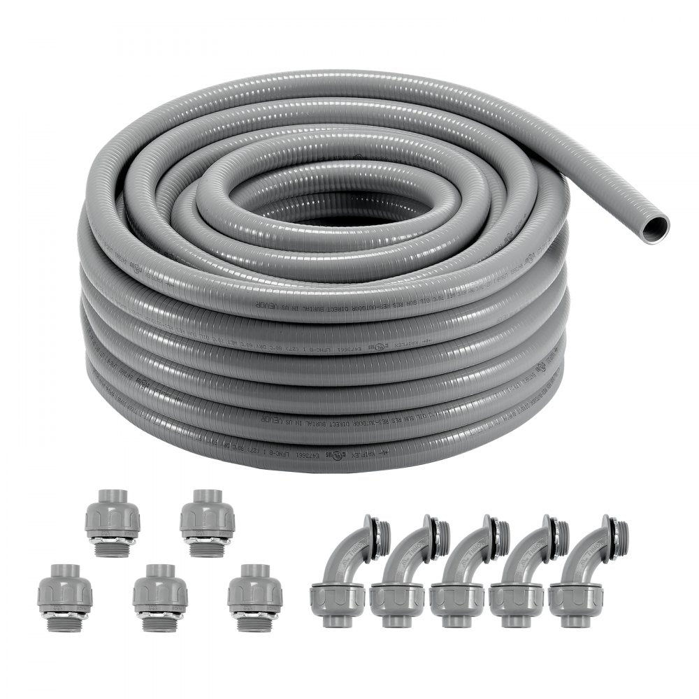 PLFNCB-1 - 1-Inch Flexible Electrical Conduit, 100 ft, Easy to Bend for Tight Spaces