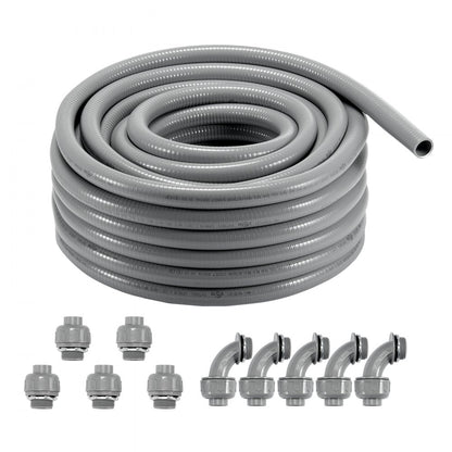 PLFNCB-1 - 1-Inch Flexible Electrical Conduit, 100 ft, Easy to Bend for Tight Spaces