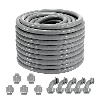 PLFNCB-3/4 - 100 ft Flexible PVC Electrical Conduit for Tight Spaces