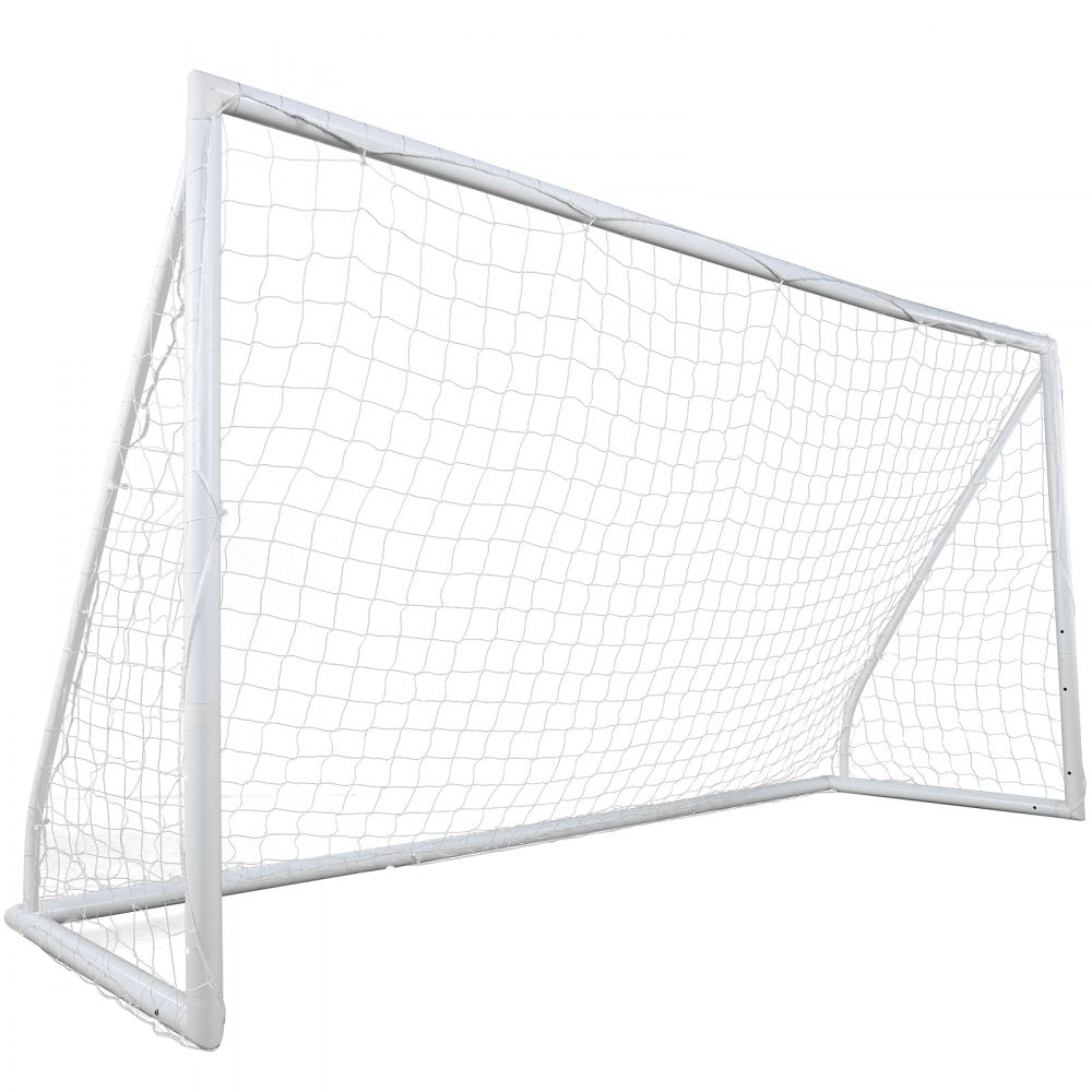 JH-101 - 12x6 ft Durable PE Portable Soccer Goal with Quick Setup