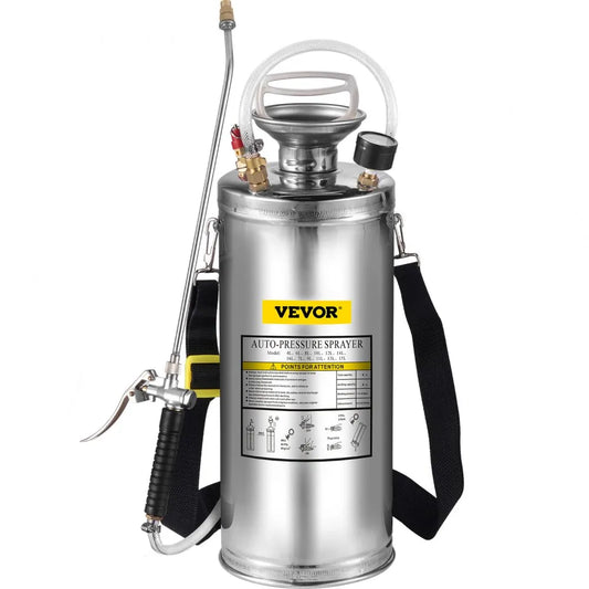 010301092575 - SKYSHALO 2-Gal Stainless Steel Sprayer with Adjustable Nozzle