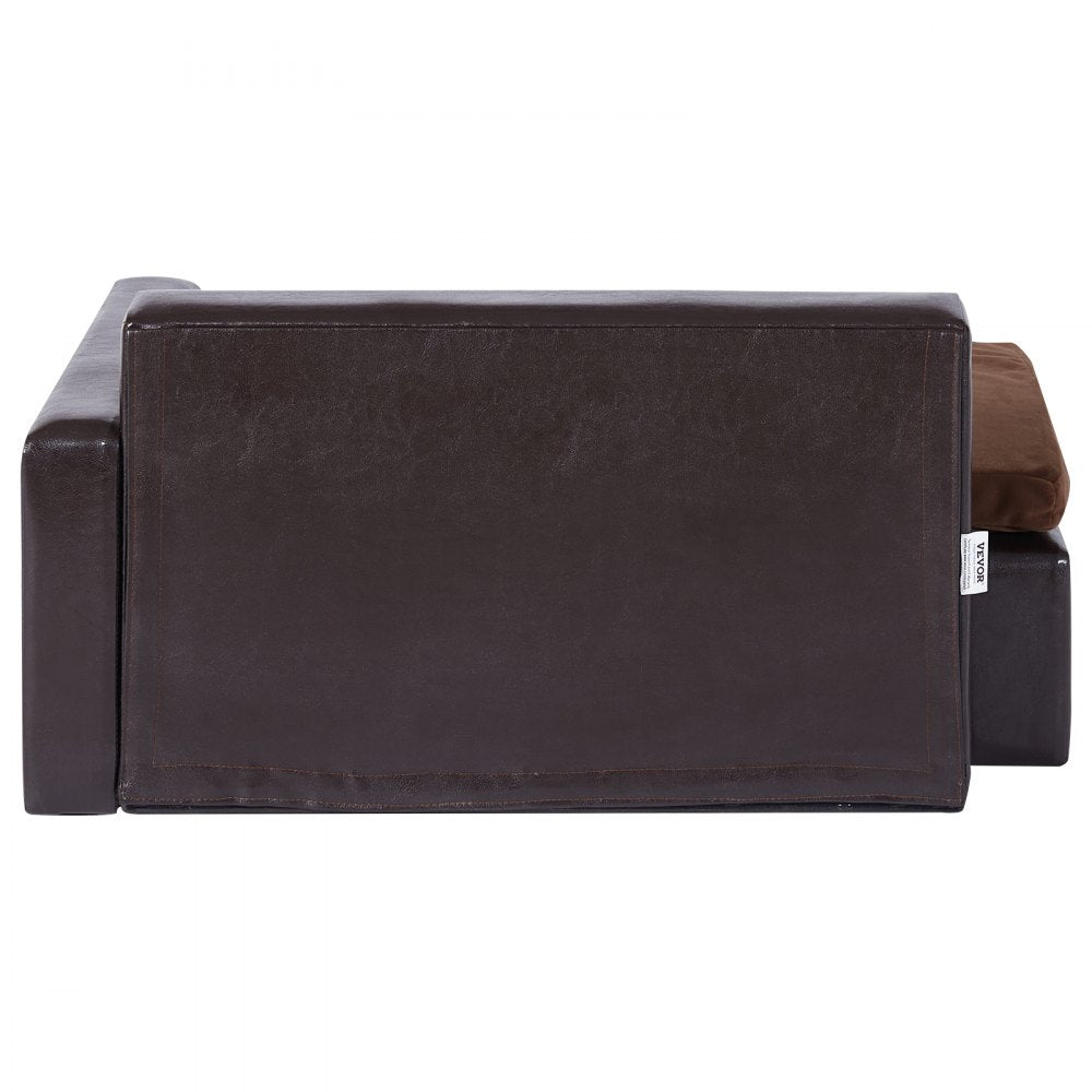 SF-909S - Leather Pet Sofa 28"x20"x13" with Storage for Medium Dogs