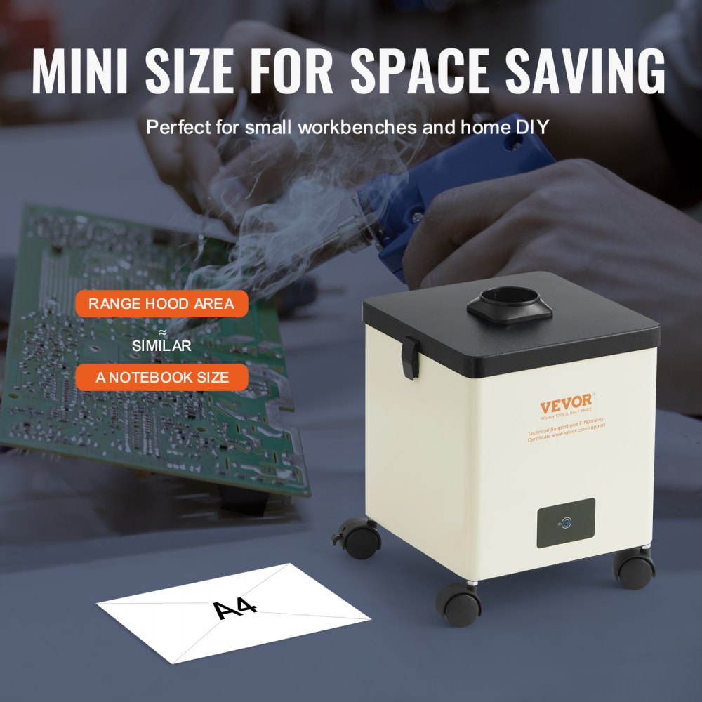 XF180U - 3-Layer Filtration Solder Fume Extractor for Safe Soldering