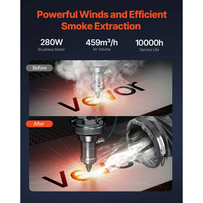 DX2000II - 280W Solder Fume Extractor with 459m³/h Airflow