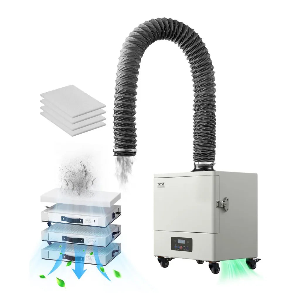 DX2000II - 280W Solder Fume Extractor with 459m³/h Airflow